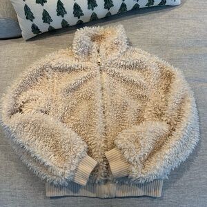 Love Tree Sherpa Crop Jacket
